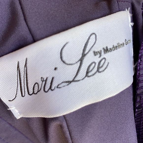 Mari Lee strapless purple prom dress size 3/4 - Picture 13 of 15